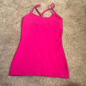 Lululemon Athletica Pink Sleeveless Fitted Camisole